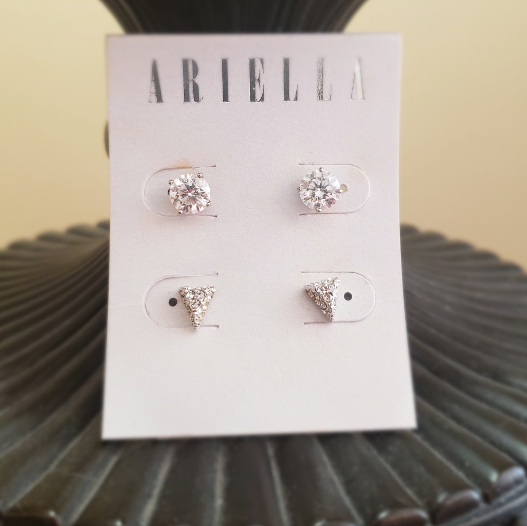 Free W/ Purchase - Cubic Zirconia Stud Earings